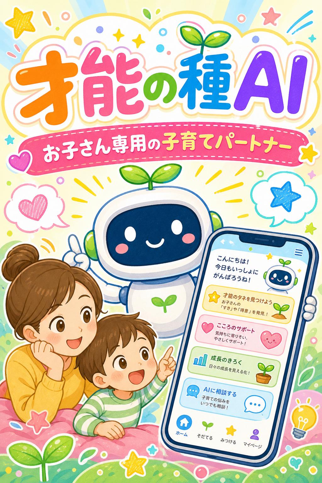 🤖 才能の種AI

お子さん専用の「子育てパートナー」